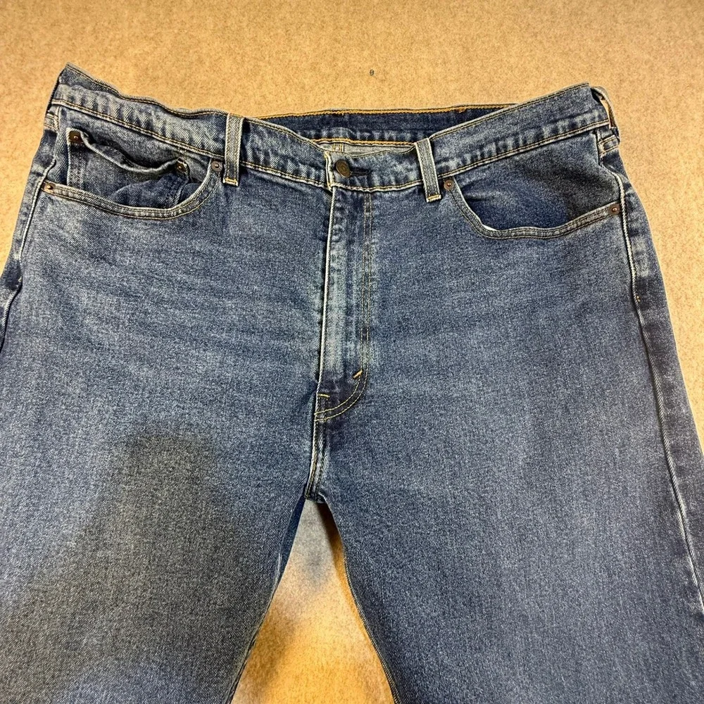 Levis 505 Regular Fit Straight Leg Jeans Mens 40x32 Blue Denim Medium Wash 00505